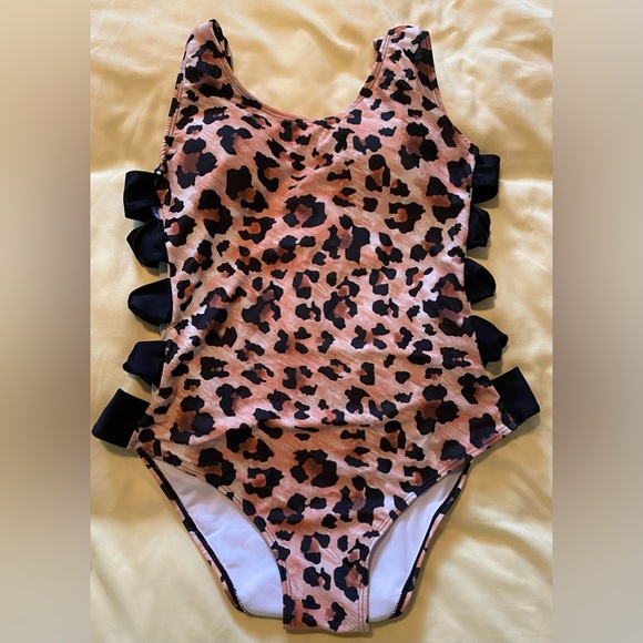 NEW SHEIN leopard print one piece 🩱 bathing suit PLUS size 1x - Picture 1 of 3